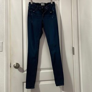 distressed jeans